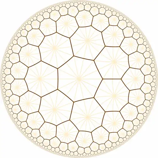 Rendering of the regular 7,3 tiling