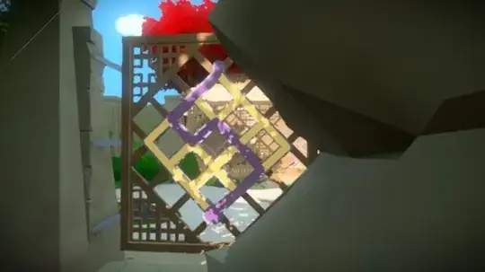 The Witness screenshot showing a 4x4 grid with a path, this path covers 9 nodes and 8 edges