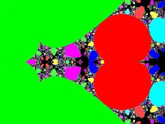 tetration Mandelbrot fractal
