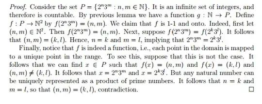 PROOF of the above statement