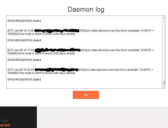 gui daemon log