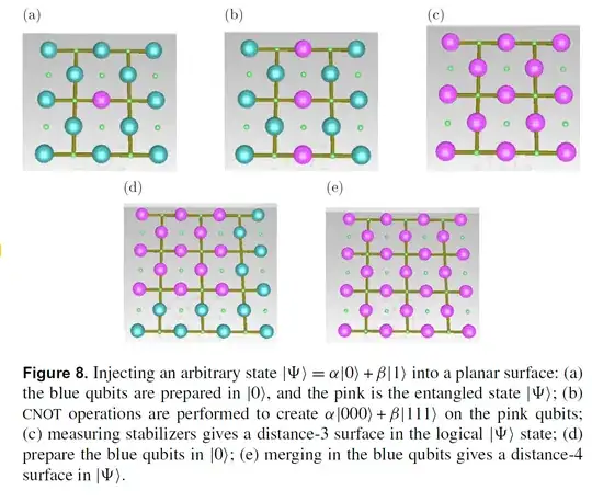 The figure from the paper showing the state injection and lattice expansion process
