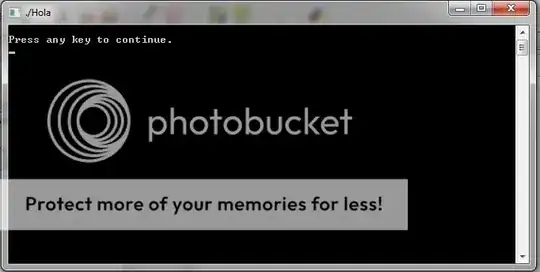screenshot of empty console window