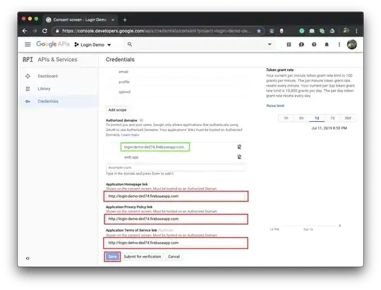 Here is a highlighted example of how these regions should be filled out in step 7