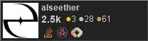 profile for alseether on Stack Exchange, a network of free, community-driven Q&A sites