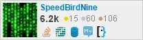 profile for SpeedBirdNine on Stack Exchange, a network of free, community-driven Q&A sites