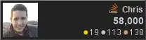 profile for Chris at Stack Overflow, Q&A for professional and enthusiast programmers