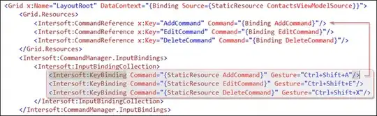 ClientUI key bindings