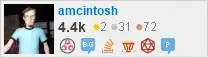 profile for amcintosh on Stack Exchange, a network of free, community-driven Q&A sites