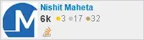 profile for Nishit Maheta on Stack Exchange, a network of free, community-driven Q&A sites
