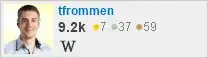 profile for tfrommen on Stack Exchange, a network of free, community-driven Q&A sites profile for tfrommen on Stack Exchange, a network of free, community-driven Q&A sites