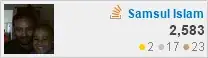 profile for Samsul Islam at Stack Overflow, Q&A for professional and enthusiast programmers