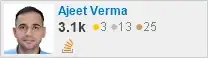 profile for Ajeet Verma on Stack Exchange, a network of free, community-driven Q&A sites profile for Ajeet Verma on Stack Exchange, a network of free, community-driven Q&A sites