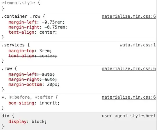 database looks like this