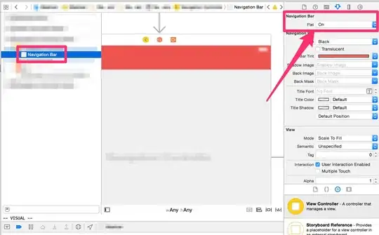 Navigation Bar Storyboard