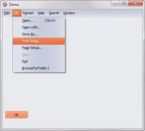 iOS 13 visible - red mock statusbar