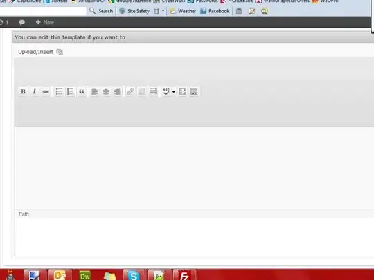 debugger preview of the navigation bar