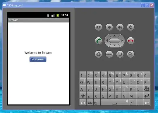DB with the 2 requests stored