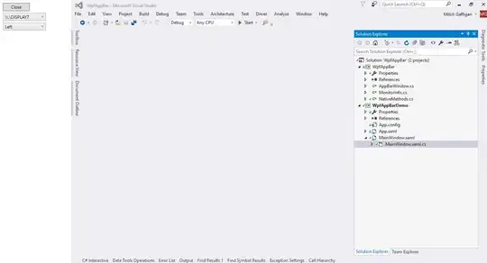 AppBar docked to edges
