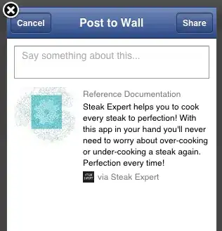 Screenshot of the configurations