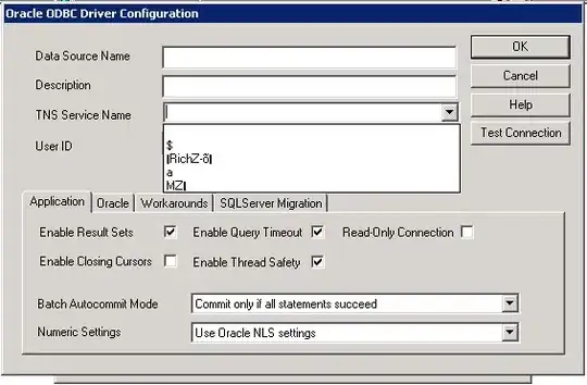 Data with table formatting