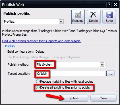 Basic VS 2010 Publish Dialog