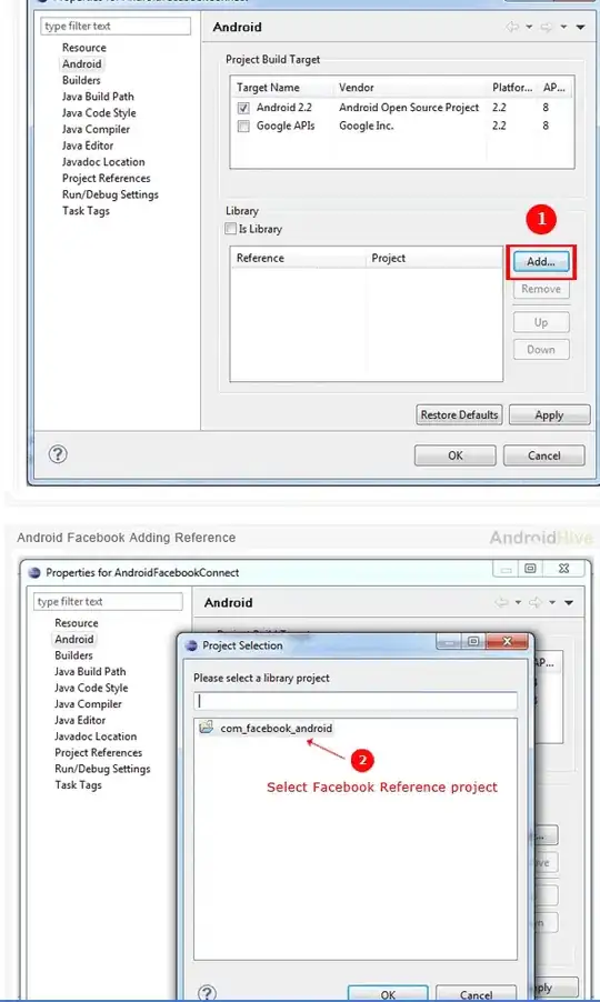 Screenshot error message