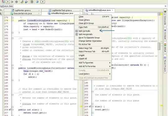 picture showing output of the above code