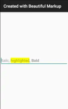 Created with Beautiful Markup