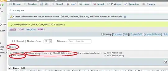phpMyAdmin screenshot