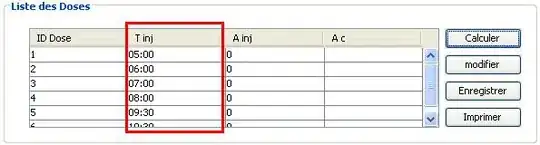 Example of line plotted on top of surface