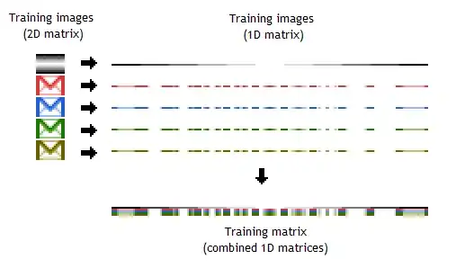 Training matrix with multiple images