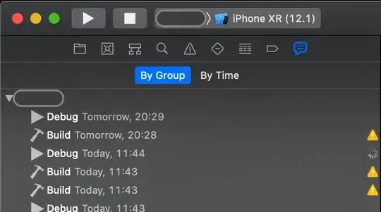 Database with tables problem in order
