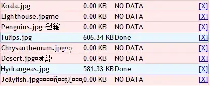 Image of what its being returned