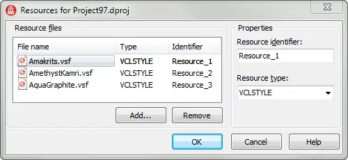 A testing workspace screenshot