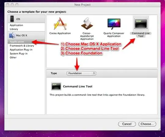 Screenshot for steps