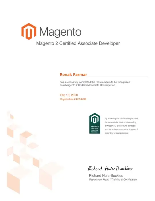 snapshot of the desired result