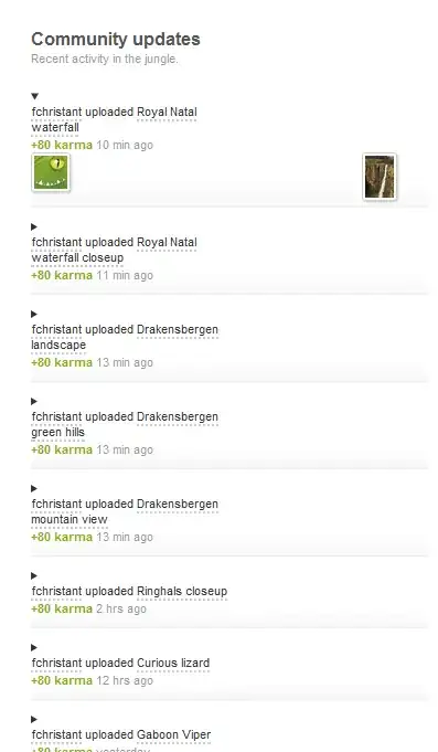 Original picture and flipped picture comparison