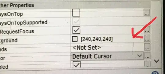 Plot of surface points, orthogonal vector and separated "clean" points