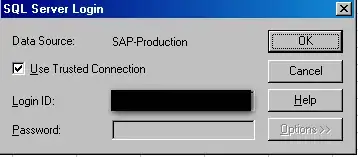 Example of data retrieved