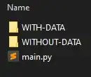 Output folders
