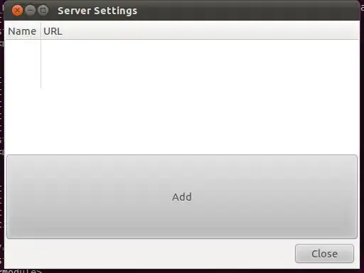 Screen shot of the error:
