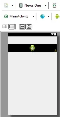 screenshots showing the orange border when holding mouse down on the canvas (1st image) and then releaseing it (2nd image) 
