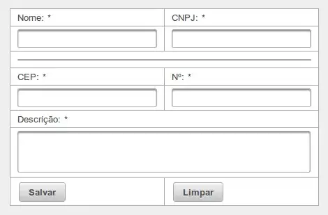 panelGrid with white background inside div with gray background