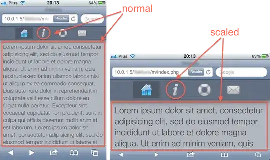 what the database looks like