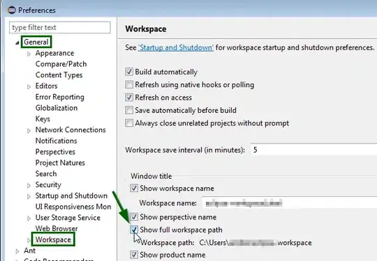 General > Workspace > Show full workspace path