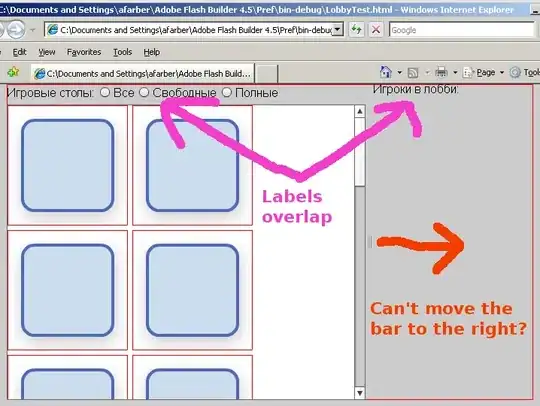 At runtime it looks worse