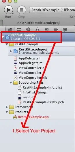 Screenshot of form with UIPickerView