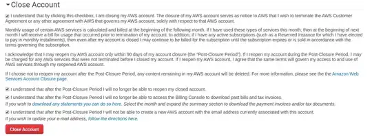 ls command with dark blue on dark theme