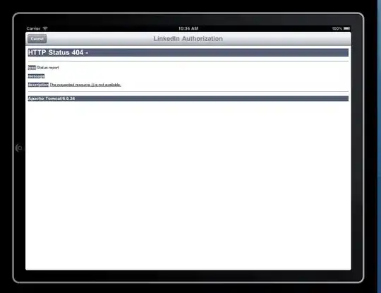 this is the screenshot of the problem